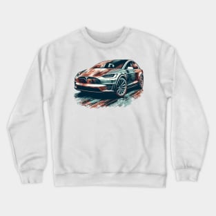 Tesla Model X Crewneck Sweatshirt